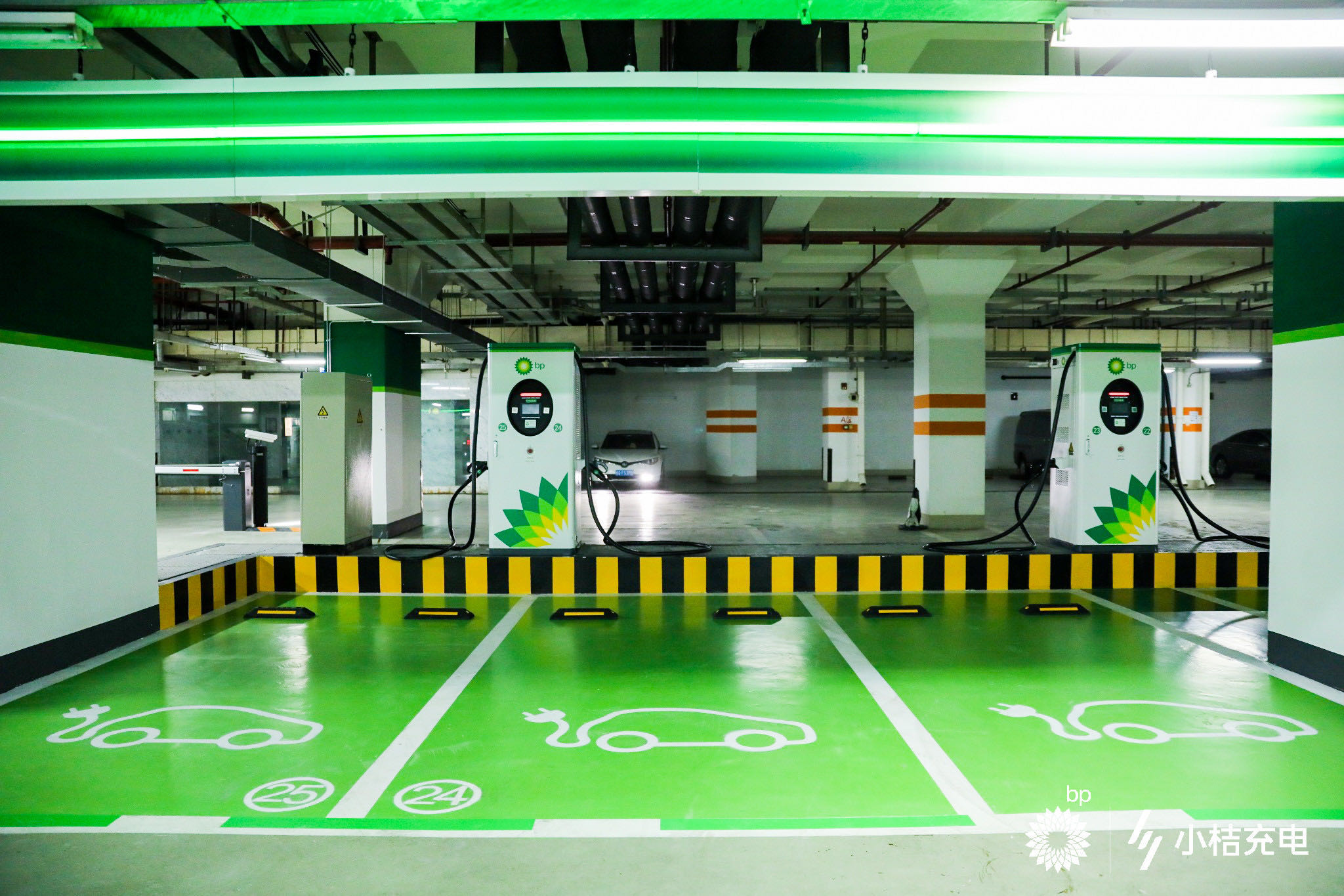bp小桔首座落地上海的超级充电站正式对外开放